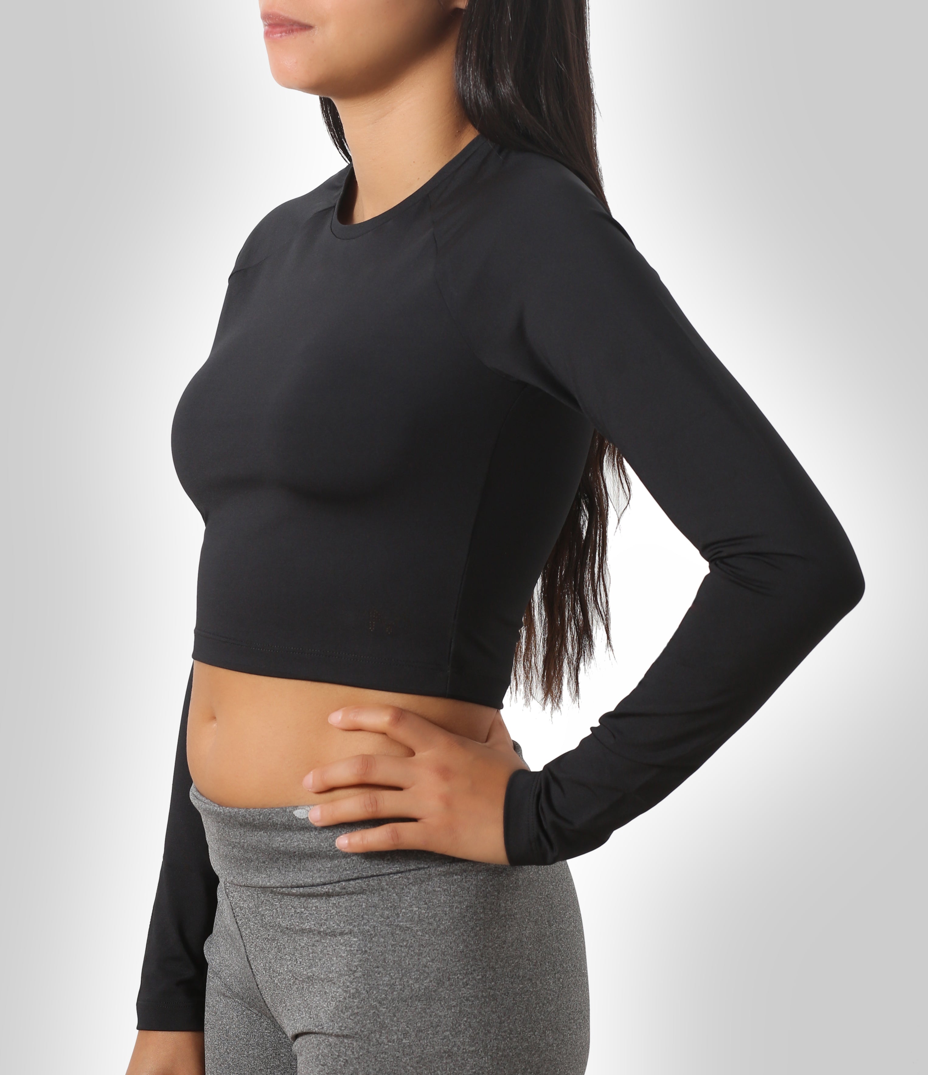 Bodyfit Long Sleeve Svart